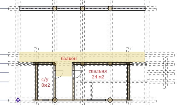 План дома из сибирского кедра